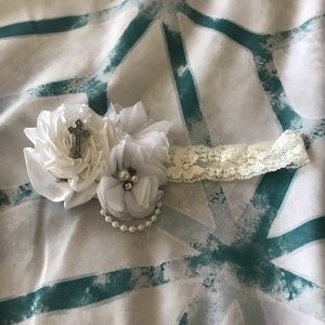 Christening headband